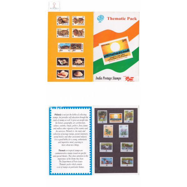 Indian Postage Stamps Thematic Pack Flora And Fauna