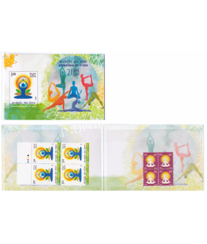 International Day Of Yoga 2015 Stamp Booklet