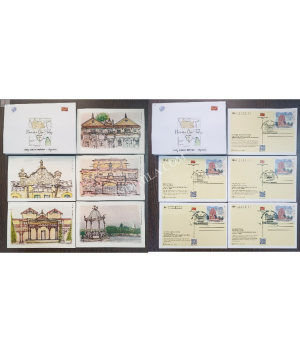 Namma Oora Tales Set Of 5 Picture Post Cards With Cancellation