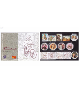 Stamps On Mathatma Gandhi Presentation Pack