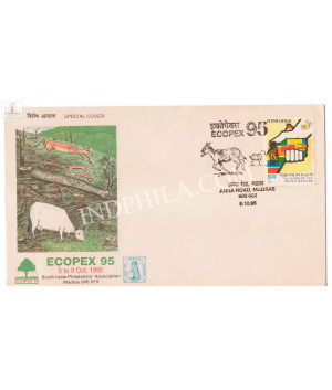 India 1995 Special Cover Of Ecopex 1995 Madras S3