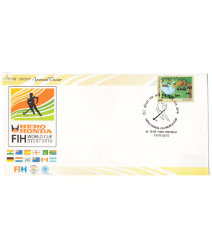 India 2010 Special Cover Of Hero Honda Fih World Cup 2010 New Delhi