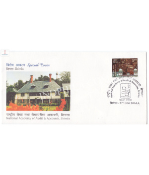 India 2010 Special Cover Of National Academy Of Auditband Accounts Shimla 2010 Shimla