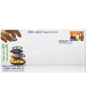 India 2010 Special Cover Of Petrptech 2010 Global Energy Equilibrium 2010 New Delhi