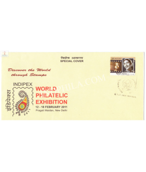 India 2011 Special Cover Of Indipex 2011 World Philatelic Exhibition New Delhi With Legendry Heroines Of India Cancellation