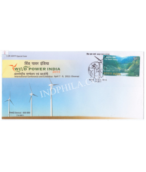 India 2011 Special Cover Of Wind Power India 2011 Chennai