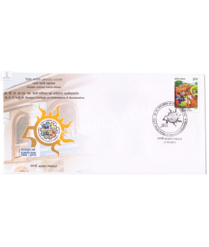 India 2015 Special Cover Of S S Demo College Of Commerce And Economics 2015 Panaji