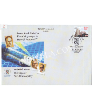 India 2016 Special Cover Of 150 Years Of Homeopathy 2016 Kolkata