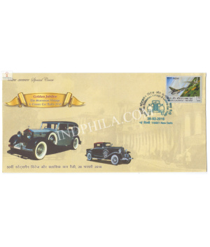 India 2016 Special Cover Of 50th The Statesman Vintage And Classic Car Rally 2016 New Delhi