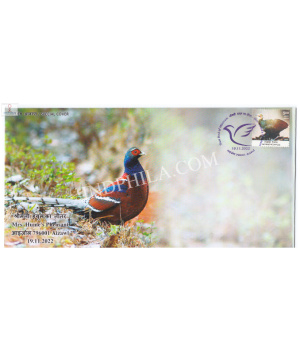 India 2022 Special Cover Of State Bird Of Mizoram Mrs Humes Pheasant 2022 Aizawl