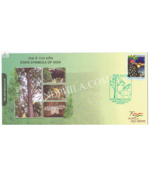 India 2022 Special Cover Of State Symbols Of Goa 2022 Panaji