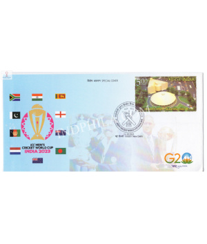 India 2023 Special Cover Of Icc Mens Cricket World Cup India 2023 2023 New Delhi