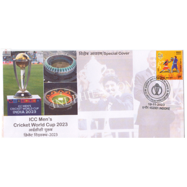 India 2023 Special Cover Of Icc Mens Cricket World Cup India 2023