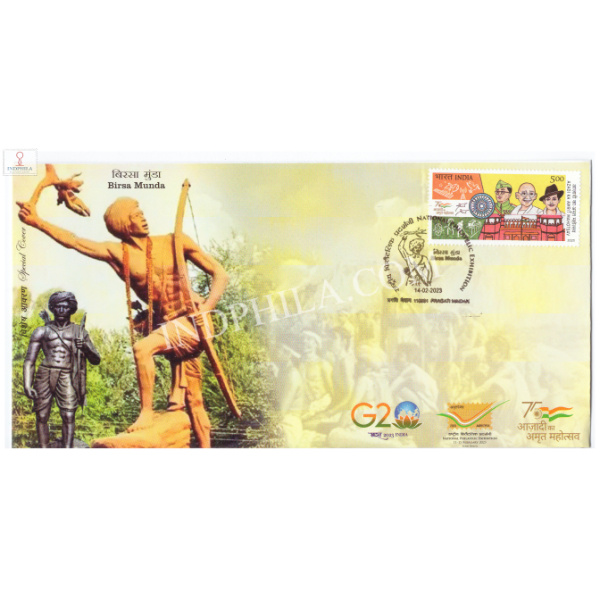 India 2023 Special Cover Of National Philatelic Exhibition Birsa Munda 2023