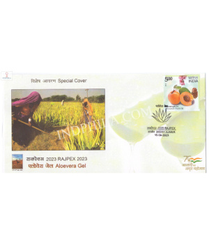 India 2023 Special Cover Of Rajpex 2023 Aloevera Gel Ajmer