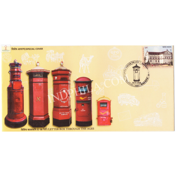 India 2024 Special Cover Of Letter Box Through The Ages 2024 Kolkata