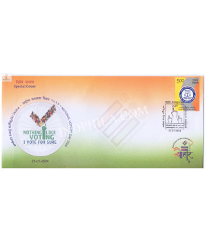 India 2024 Special Cover Of National Voters Day 2024