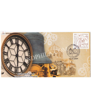 India 2024 Special Cover Of The Grand Clock Of Kolkata Gpo 2024 Kolkata