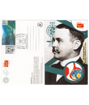 Sir Ronald Ross World Mosquito Day Cancelled Post Card